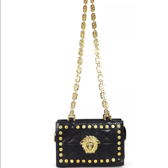 🔥SOLD*🔥VERSACE vintage studded handbag - Picture 2 of 8